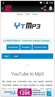 Convert To MP3 android App screenshot 3